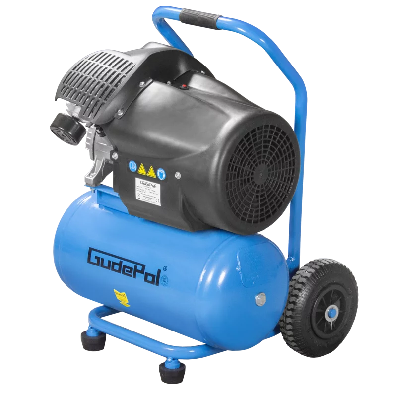 Kompresor tłokowy olejowy 24L 8bar 2,2kW 230V 380l/min Gudepol