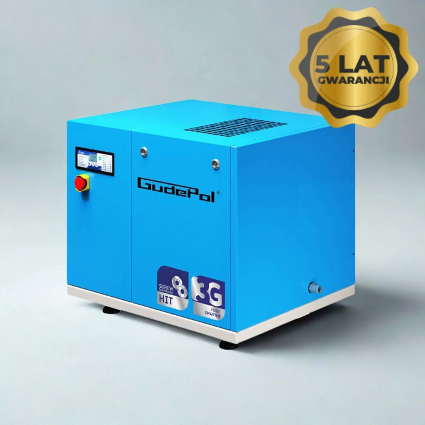 Kompresor śrubowy HIT-3G 4,0 kW, 10 bar, 470 l/min GUDEPOL