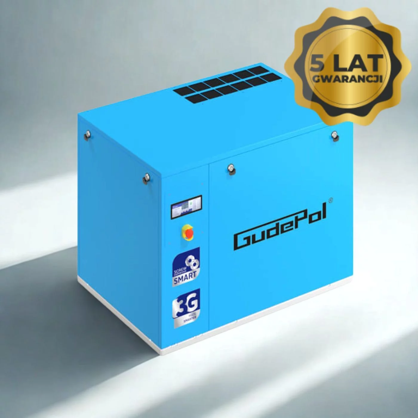 Kompresor śrubowy SMART 15kW 13bar 1600l/min Gudepol